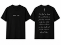 John 3:16 black t-shirt front and back